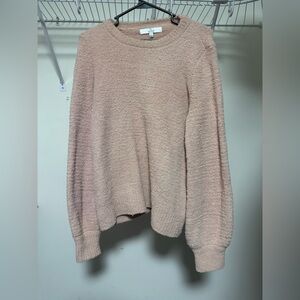 Marled Soft Blush Crew Neck Sweater